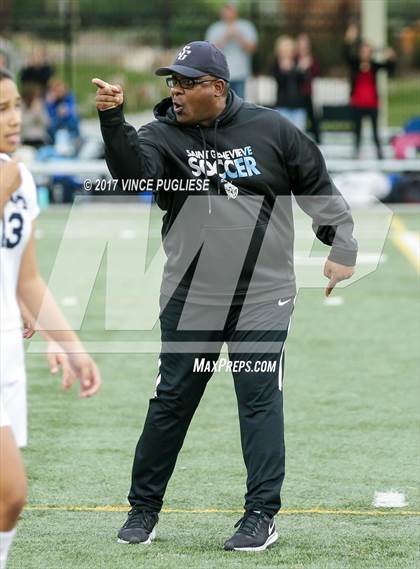Thumbnail 3 in San Dimas @ St. Genevieve (CIF SS Playoff) photogallery.
