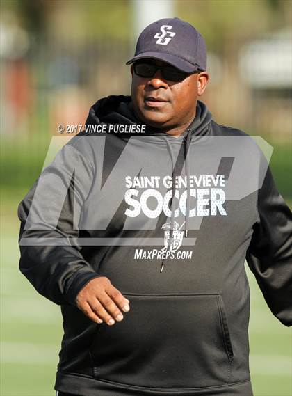 Thumbnail 3 in San Dimas @ St. Genevieve (CIF SS Playoff) photogallery.