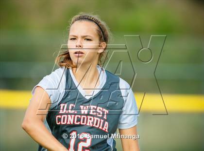 Thumbnail 2 in Elkhorn South vs. Douglas County West/Concordia (Lincoln Public Schools Softball Classic) photogallery.