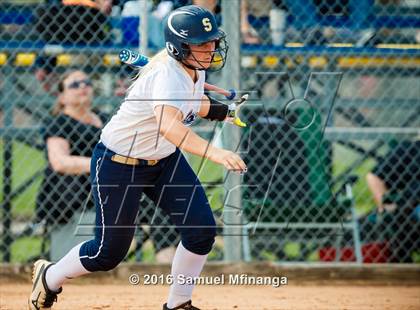 Thumbnail 2 in Elkhorn South vs. Douglas County West/Concordia (Lincoln Public Schools Softball Classic) photogallery.