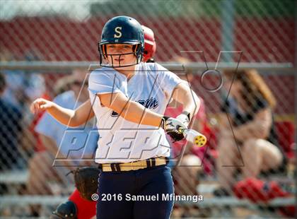 Thumbnail 3 in Elkhorn South vs. Douglas County West/Concordia (Lincoln Public Schools Softball Classic) photogallery.