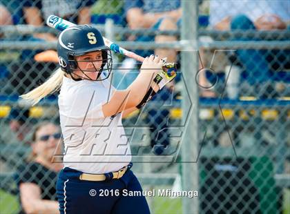 Thumbnail 2 in Elkhorn South vs. Douglas County West/Concordia (Lincoln Public Schools Softball Classic) photogallery.