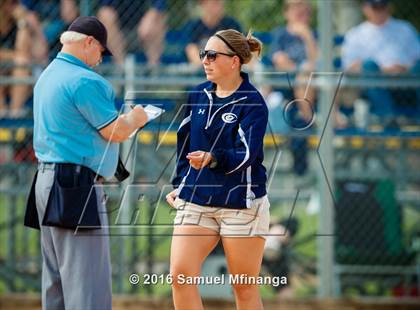 Thumbnail 2 in Elkhorn South vs. Douglas County West/Concordia (Lincoln Public Schools Softball Classic) photogallery.