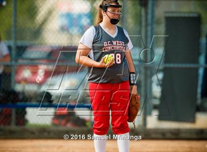 Thumbnail 3 in Elkhorn South vs. Douglas County West/Concordia (Lincoln Public Schools Softball Classic) photogallery.