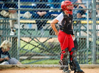 Thumbnail 2 in Elkhorn South vs. Douglas County West/Concordia (Lincoln Public Schools Softball Classic) photogallery.