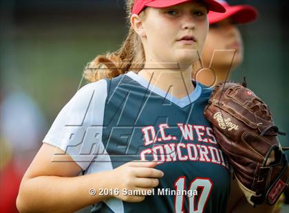Thumbnail 2 in Elkhorn South vs. Douglas County West/Concordia (Lincoln Public Schools Softball Classic) photogallery.