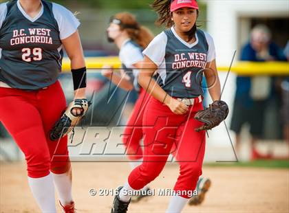 Thumbnail 3 in Elkhorn South vs. Douglas County West/Concordia (Lincoln Public Schools Softball Classic) photogallery.