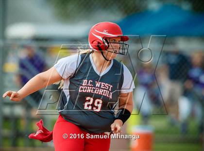 Thumbnail 1 in Elkhorn South vs. Douglas County West/Concordia (Lincoln Public Schools Softball Classic) photogallery.