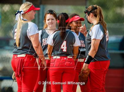 Thumbnail 1 in Elkhorn South vs. Douglas County West/Concordia (Lincoln Public Schools Softball Classic) photogallery.