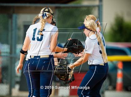 Thumbnail 2 in Elkhorn South vs. Douglas County West/Concordia (Lincoln Public Schools Softball Classic) photogallery.