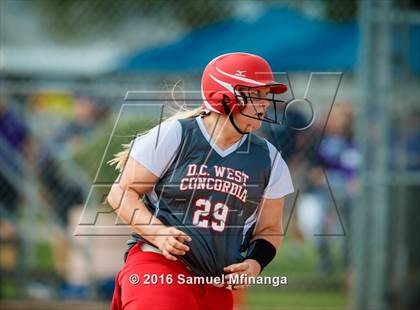 Thumbnail 2 in Elkhorn South vs. Douglas County West/Concordia (Lincoln Public Schools Softball Classic) photogallery.