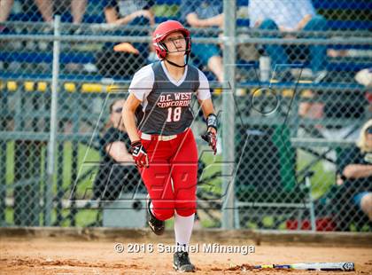Thumbnail 3 in Elkhorn South vs. Douglas County West/Concordia (Lincoln Public Schools Softball Classic) photogallery.