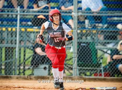 Thumbnail 1 in Elkhorn South vs. Douglas County West/Concordia (Lincoln Public Schools Softball Classic) photogallery.