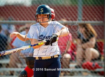 Thumbnail 2 in Elkhorn South vs. Douglas County West/Concordia (Lincoln Public Schools Softball Classic) photogallery.