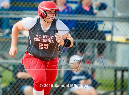 Thumbnail 3 in Elkhorn South vs. Douglas County West/Concordia (Lincoln Public Schools Softball Classic) photogallery.