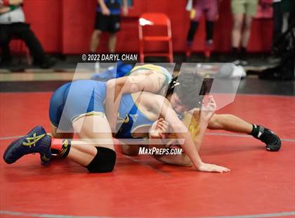 Thumbnail 1 in Long Beach Poly vs John W. North (CIF Southern Section Wrestling Championships) photogallery.