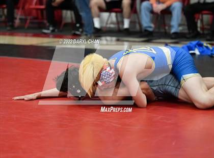 Thumbnail 2 in Long Beach Poly vs John W. North (CIF Southern Section Wrestling Championships) photogallery.