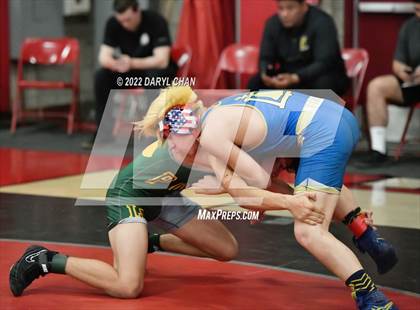 Thumbnail 1 in Long Beach Poly vs John W. North (CIF Southern Section Wrestling Championships) photogallery.
