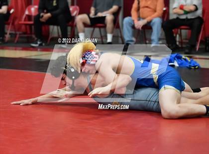Thumbnail 1 in Long Beach Poly vs John W. North (CIF Southern Section Wrestling Championships) photogallery.