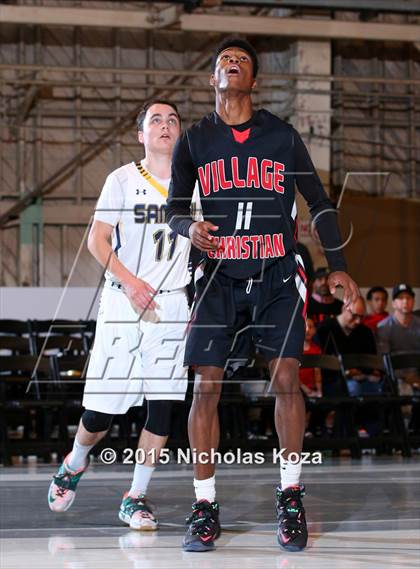 Thumbnail 2 in Santa Monica vs. Village Christian (Jordan Take Flight Challenge) photogallery.