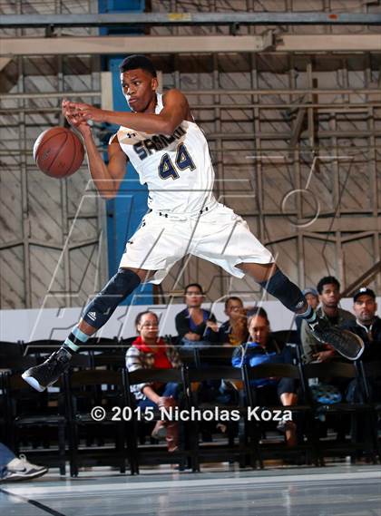 Thumbnail 1 in Santa Monica vs. Village Christian (Jordan Take Flight Challenge) photogallery.
