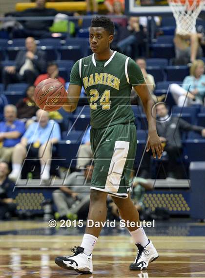 Thumbnail 2 in Damien vs. Campolindo (CIF State D3 Final) photogallery.