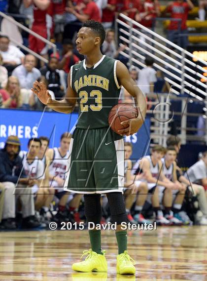 Thumbnail 2 in Damien vs. Campolindo (CIF State D3 Final) photogallery.
