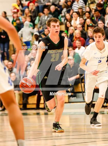 Thumbnail 1 in Pinewood vs Woodside Priory (CIF CCS D5 Finals) photogallery.
