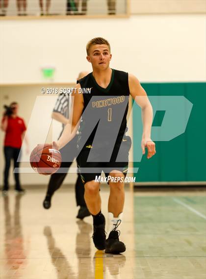 Thumbnail 3 in Pinewood vs Woodside Priory (CIF CCS D5 Finals) photogallery.