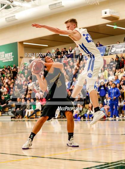 Thumbnail 3 in Pinewood vs Woodside Priory (CIF CCS D5 Finals) photogallery.
