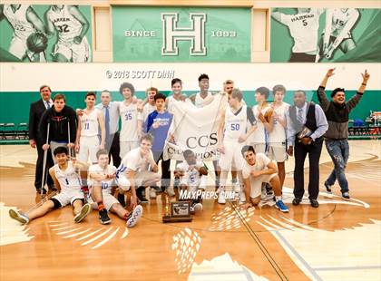 Thumbnail 2 in Pinewood vs Woodside Priory (CIF CCS D5 Finals) photogallery.