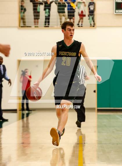 Thumbnail 3 in Pinewood vs Woodside Priory (CIF CCS D5 Finals) photogallery.
