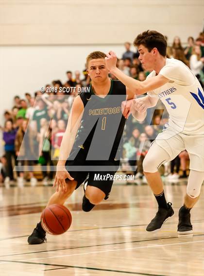 Thumbnail 3 in Pinewood vs Woodside Priory (CIF CCS D5 Finals) photogallery.