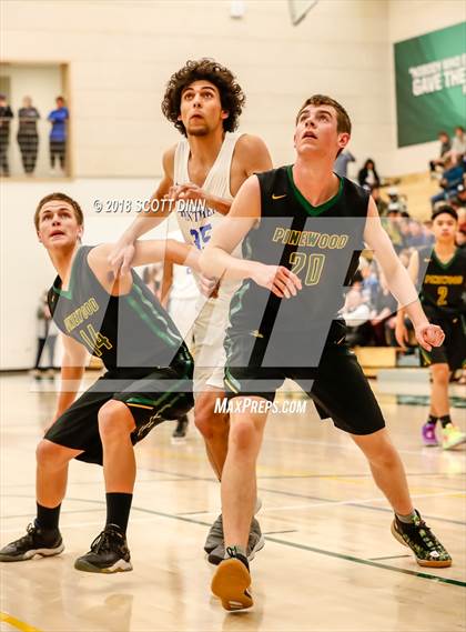 Thumbnail 1 in Pinewood vs Woodside Priory (CIF CCS D5 Finals) photogallery.