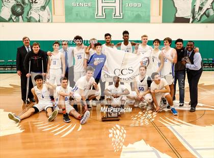 Thumbnail 3 in Pinewood vs Woodside Priory (CIF CCS D5 Finals) photogallery.