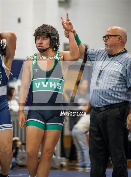 Thumbnail 2 in Spring Valley vs. Virgin Valley (Spring Valley Duals Final Round 1) photogallery.