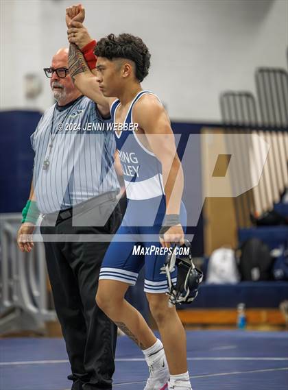 Thumbnail 2 in Spring Valley vs. Virgin Valley (Spring Valley Duals Final Round 1) photogallery.