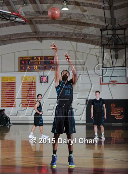 Thumbnail 1 in Damien vs. Renaissance Academy (La Canada Holiday Tournament) photogallery.