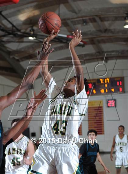 Thumbnail 3 in Damien vs. Renaissance Academy (La Canada Holiday Tournament) photogallery.