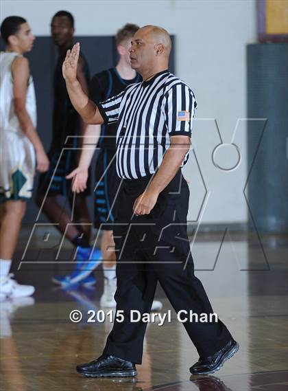 Thumbnail 2 in Damien vs. Renaissance Academy (La Canada Holiday Tournament) photogallery.
