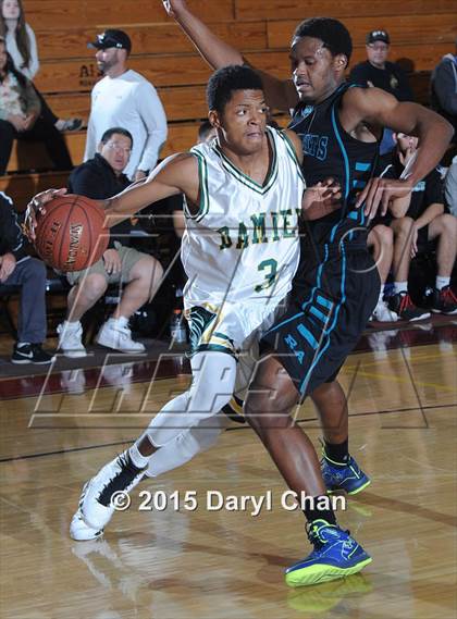 Thumbnail 3 in Damien vs. Renaissance Academy (La Canada Holiday Tournament) photogallery.