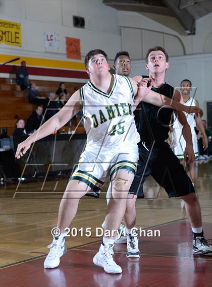 Thumbnail 3 in Damien vs. Renaissance Academy (La Canada Holiday Tournament) photogallery.