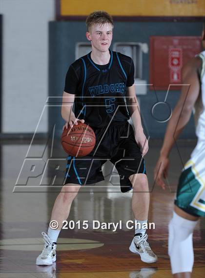 Thumbnail 3 in Damien vs. Renaissance Academy (La Canada Holiday Tournament) photogallery.