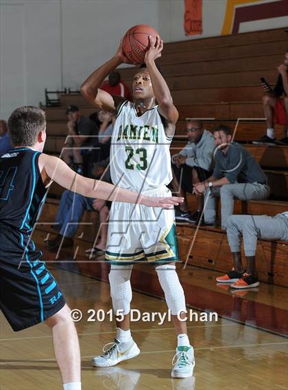 Thumbnail 2 in Damien vs. Renaissance Academy (La Canada Holiday Tournament) photogallery.