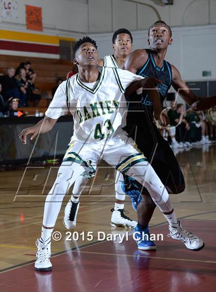 Thumbnail 2 in Damien vs. Renaissance Academy (La Canada Holiday Tournament) photogallery.
