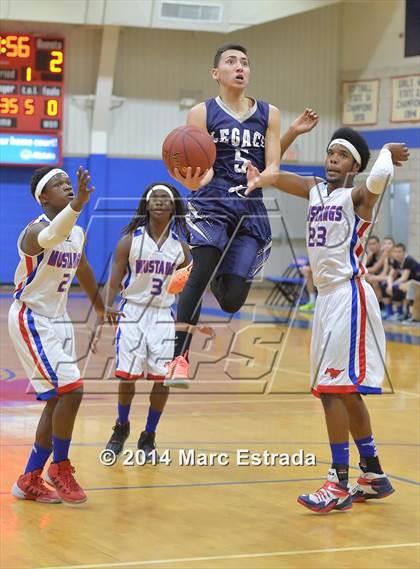 Thumbnail 2 in Legacy Charter vs. Northside Christian 2014 Mustang Christmas Tournament photogallery.