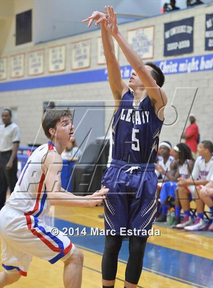 Thumbnail 3 in Legacy Charter vs. Northside Christian 2014 Mustang Christmas Tournament photogallery.