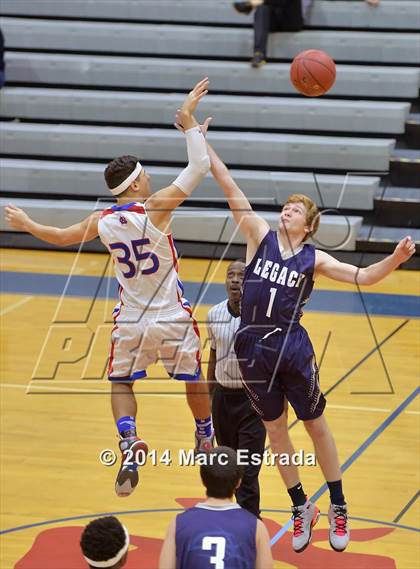 Thumbnail 1 in Legacy Charter vs. Northside Christian 2014 Mustang Christmas Tournament photogallery.