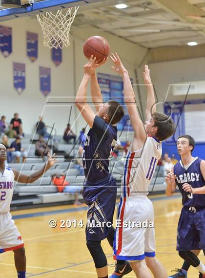 Thumbnail 1 in Legacy Charter vs. Northside Christian 2014 Mustang Christmas Tournament photogallery.