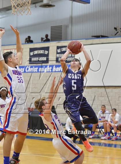 Thumbnail 1 in Legacy Charter vs. Northside Christian 2014 Mustang Christmas Tournament photogallery.